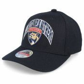 Mitchell&Ness - NHL Svart adjustable Keps - Florida Panthers Letterman Classic Red Black Adjustable @ Hatstore