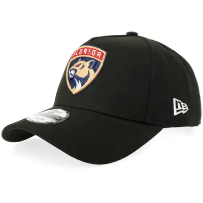 New Era - NHL Svart adjustable Keps - Kids Hatstore Exclusive x Florida Panthers 9FORTY Black A-frame Adjustable @ Hatstore