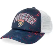 Outerstuff - NHL Blå trucker Keps - Kids Florida Panthers Top Player Navy/White A-frame Trucker @ Hatstore