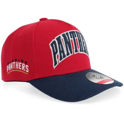 Outerstuff - NHL Röd adjustable Keps - Kids Florida Panthers Mvp Pro Pinch Red/Navy A-frame Adjustable @ Hatstore