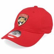 Outerstuff - NHL Röd unconstructed Keps - Kids Florida Panthers Basic Slouch Red Dad Cap @ Hatstore