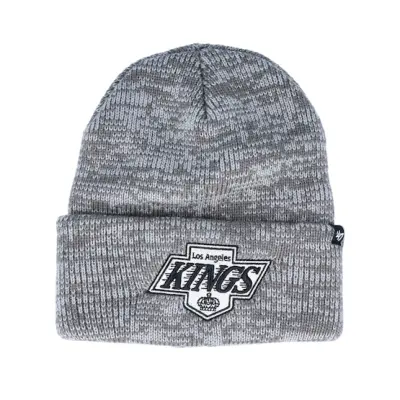 47 Brand - NHL Grå cuff Beanie - Los Angeles Kings Brain Freeze Dark Grey Cuff @ Hatstore