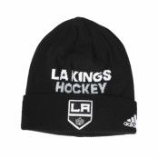 Adidas - NHL Svart cuff Beanie - Los Angeles Kings Locker Room Cuffed Black Beanie @ Hatstore