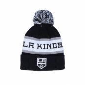 Adidas - NHL Svart pom Beanie - Los Angeles Kings Cuffed Knit Black/White Pom @ Hatstore