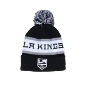 Adidas - NHL Svart pom Beanie - Los Angeles Kings Cuffed Knit Black/White Pom @ Hatstore