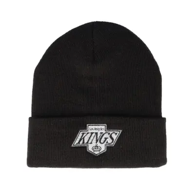 American Needle - NHL Svart cuff Beanie - Los Angeles Kings Knit NHL 100% Arcylic Black Cuff @ Hatstore