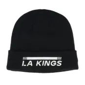 Fanatics - NHL Svart cuff Beanie - Los Angeles Kings Authentic Pro Game&Train Knit Black Cuff @ Hatstore