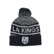 Fanatics - NHL Svart pom Beanie - Los Angeles Kings Authentic Pro Rink Pom Black/Grey Pom @ Hatstore