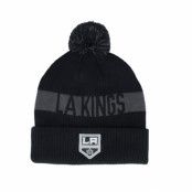 Fanatics - NHL Svart pom Beanie - Los Angeles Kings Beanie Black/Charcoal Pom @ Hatstore