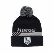 Fanatics - NHL Svart pom Beanie - Los Angeles Kings Locker Room Pom Black Pom @ Hatstore