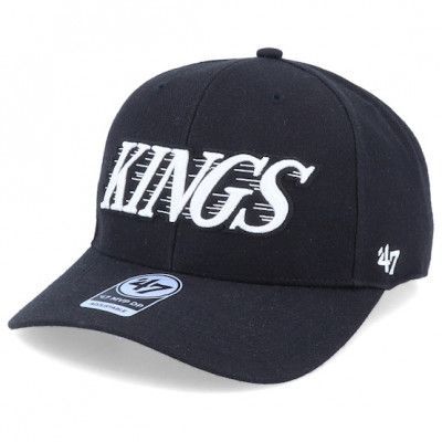 47 Brand - NHL Svart adjustable Keps - Los Angeles Kings Mvp DP Chain Link Script Black/White Adjustable @ Hatstore