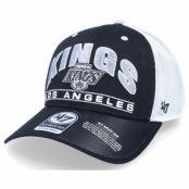 47 Brand - NHL Svart trucker Keps - Los Angeles Kings Top Corner Mvp DP Black/White Trucker @ Hatstore