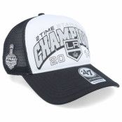 47 Brand - NHL Vit trucker Keps - Los Angeles Kings NHL Foam Champ Offside White/Black Trucker @ Hatstore