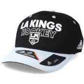 Adidas - NHL Svart flexfit Keps - Los Angeles Kings Locker Room Structured Navy Flexfit @ Hatstore