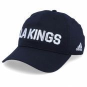 Adidas - NHL Svart unconstructed Keps - Los Angeles Kings Coach Black/Silver Adjustable @ Hatstore