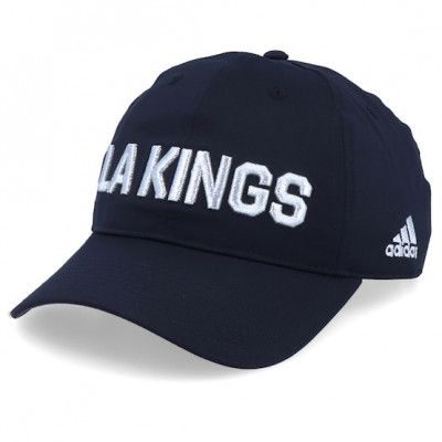 Adidas - NHL Svart unconstructed Keps - Los Angeles Kings Coach Black/Silver Adjustable @ Hatstore