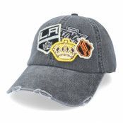 American Needle - NHL Svart unconstructed Keps - Los Angeles Kings Iconic Black Dad Cap @ Hatstore