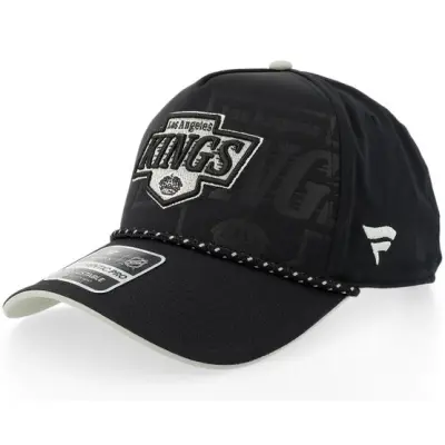 Fanatics - NHL Svart adjustable Keps - Los Angeles Kings Draft 1Black/Stone Gray A-Frame Adjustable @ Hatstore