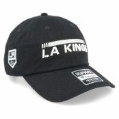 Fanatics - NHL Svart unconstructed Keps - Los Angeles Kings Authentic Pro Gam&Train Black Dad Cap @ Hatstore