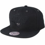 Keps Los Angeles Kings Black/Black Snapback - Mitchell & Ness - Svart Snapback