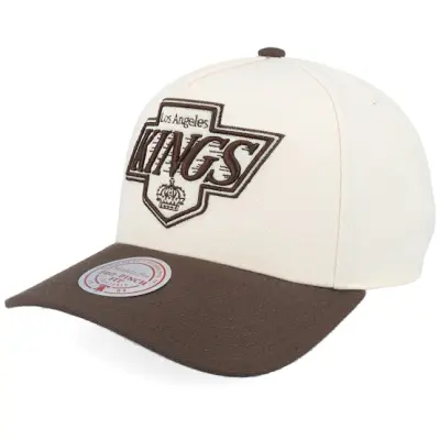 Mitchell&Ness - NHL Beige adjustable Keps - Los Angeles Kings Fashion 2t Pro Vintage Cream/Brown A-Frame Adjustable @ Hatstore