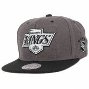 Mitchell&Ness - NHL Grå snapback Keps - LA Kings G3 Logo Snapback @ Hatstore