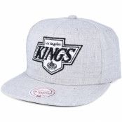 Mitchell&Ness - NHL Grå snapback Keps - LA Kings Graphite Heather Snapback @ Hatstore