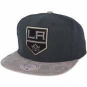 Mitchell&Ness - NHL Grå snapback Keps - Los Angeles Kings Buttery Charcoal grey Snapback @ Hatstore