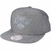 Mitchell&Ness - NHL Grå snapback Keps - Los Angeles Kings Italian Washed Grey Snapback @ Hatstore