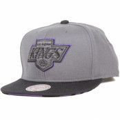 Mitchell&Ness - NHL Grå snapback Keps - Team Vivid LA Kings Grey Snapback @ Hatstore