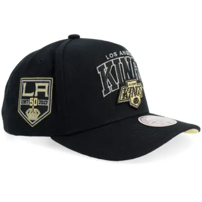 Mitchell&Ness - NHL Svart adjustable Keps - Hatstore Exclusive x Los Angeles Kings Hs Pro Crown Black A-frame Adjustable @ Hatstore