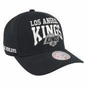 Mitchell&Ness - NHL Svart adjustable Keps - Los Angeles Kings Big Time Pro Black A-frame Adjustable @ Hatstore