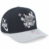 Mitchell&Ness - NHL Svart adjustable Keps - Los Angeles Kings Groove Drip Pro Cap Vintage Black/Grey Adjustable @ Hatstore