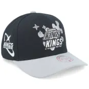 Mitchell&Ness - NHL Svart adjustable Keps - Los Angeles Kings Groove Drip Pro Cap Vintage Black/Grey Adjustable @ Hatstore
