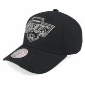 Mitchell&Ness - NHL Svart adjustable Keps - Los Angeles Kings Neon Logo Pro Cap Vintage Black Adjustable @ Hatstore