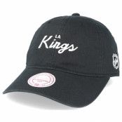 Mitchell&Ness - NHL Svart adjustable Keps - Los Angeles Kings Special Script Dad Black Adjustable @ Hatstore