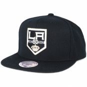 Mitchell&Ness - NHL Svart snapback Keps - LA Kings 50TH Logo Flat Peak Snapback @ Hatstore