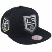 Mitchell&Ness - NHL Svart snapback Keps - Los Angeles Kings Big Face 7.0 Vintage Black Snapback @ Hatstore