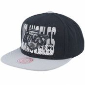 Mitchell&Ness - NHL Svart snapback Keps - Los Angeles Kings Cross Check Vintage Black Snapback @ Hatstore