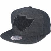 Mitchell&Ness - NHL Svart snapback Keps - Los Angeles Kings Cut Heather Black Snapback @ Hatstore