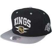 Mitchell&Ness - NHL Svart snapback Keps - Los Angeles Kings Double Diamond Black Snapback @ Hatstore