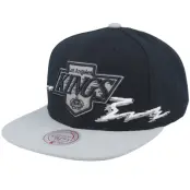 Mitchell&Ness - NHL Svart snapback Keps - Los Angeles Kings Life Line Vintage Black/Grey Snapback @ Hatstore