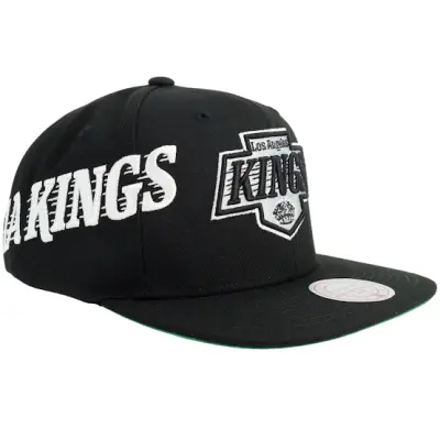 Mitchell&Ness - NHL Svart snapback Keps - Los Angeles Kings Playoff Win Black Snapback @ Hatstore