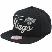 Mitchell&Ness - NHL Svart snapback Keps - Los Angeles Kings Retro Lock Up Black Snapback @ Hatstore