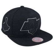 Mitchell&Ness - NHL Svart snapback Keps - Los Angeles Kings Tc Bottoms Vintage Black Snapback @ Hatstore