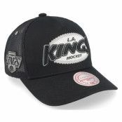 Mitchell&Ness - NHL Svart trucker Keps - Los Angeles Kings Team Seal Vintage Black Trucker @ Hatstore