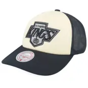 Mitchell&Ness - NHL Svart trucker Keps - Los Angeles Kings Vintage Block Vintage Cream/Black Trucker @ Hatstore