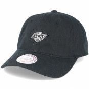 Mitchell&Ness - NHL Svart unconstructed Keps - Los Angeles Kings Chukker Strapback Black Dad Cap @ Hatstore