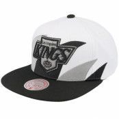 Mitchell&Ness - NHL Vit snapback Keps - Los Angeles Kings Vintage Sharktooth White/Black Snapback @ Hatstore