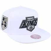 Mitchell&Ness - NHL Vit snapback Keps - Los Angeles Kings Winter White Snapback @ Hatstore